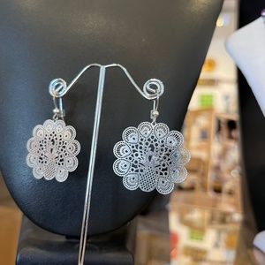 lightweight peacock earrings